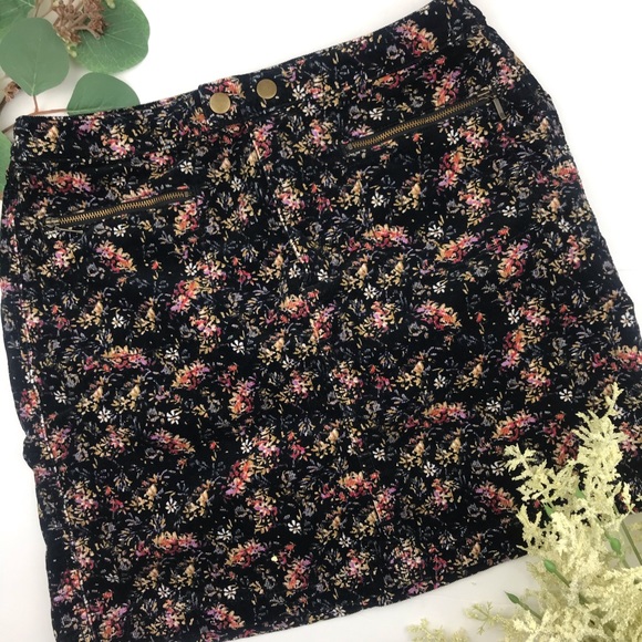 Mossimo Coduroy Floral Mini Skirt - Picture 4 of 8